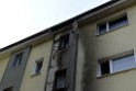 Rollerbrand dann Feuer 1 Fassadenbrand Koeln Gremberg Kroppergasse P13